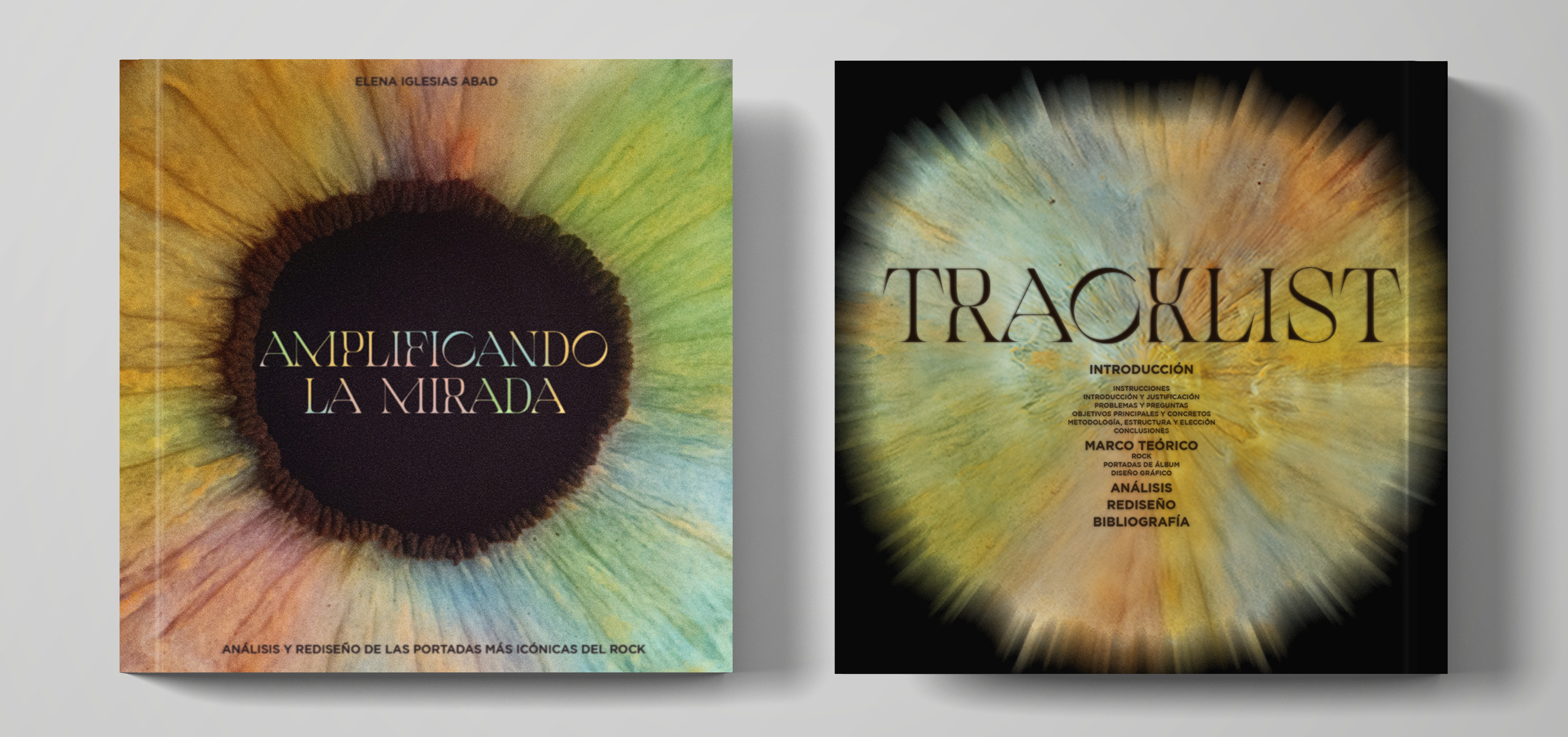 mock up portada de álbum, proyecto propio. Aparecen dos astronautas en el espacio. El álbum se titula "DIZZINESS"